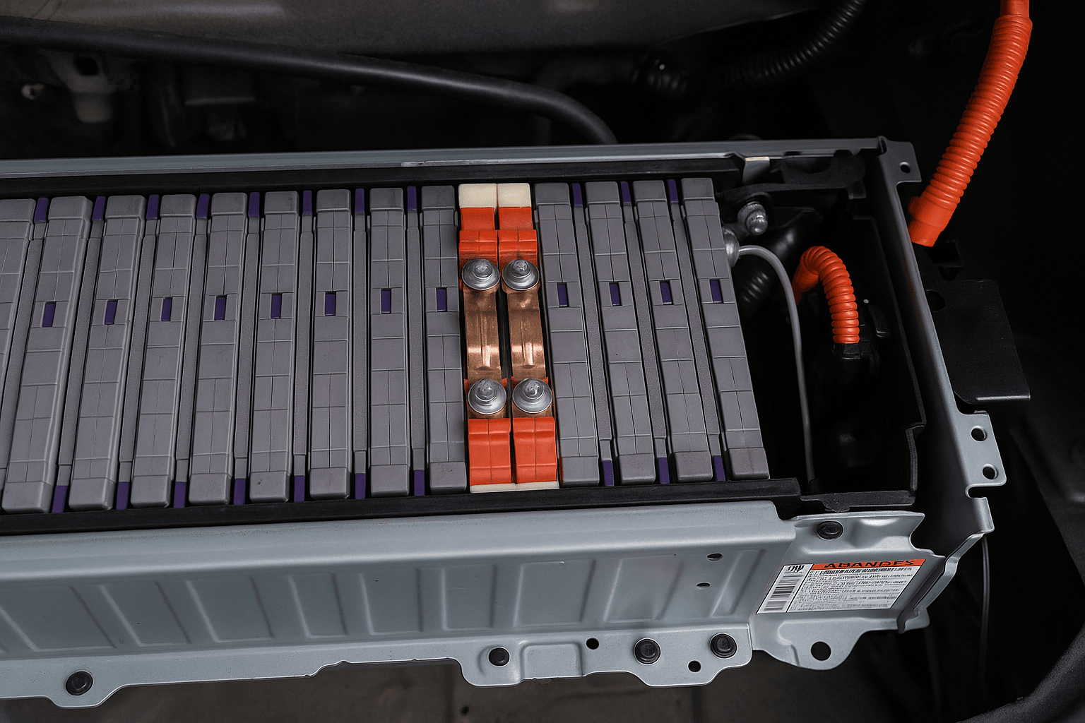 Repaired hybrid battery in 2012 Toyota Prius with replaced modules