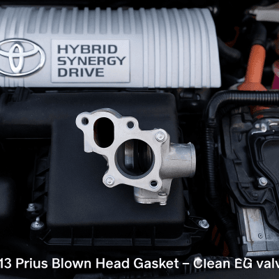 Cleaned 2013 Prius EGR valve after carbon removal