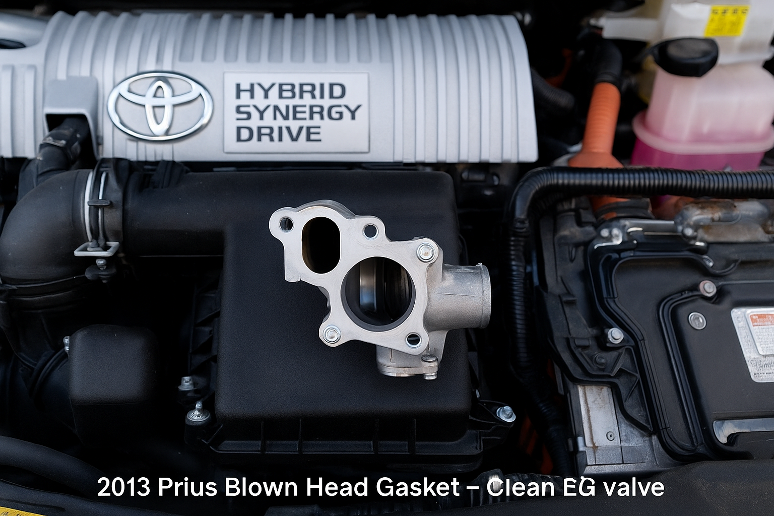Cleaned 2013 Prius EGR valve after carbon removal
