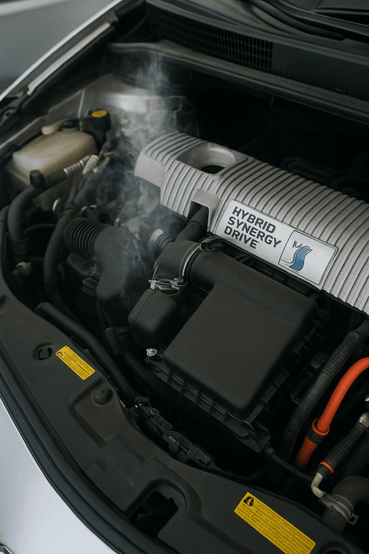 2014 Prius blown head gasket – white smoke and coolant loss symptoms